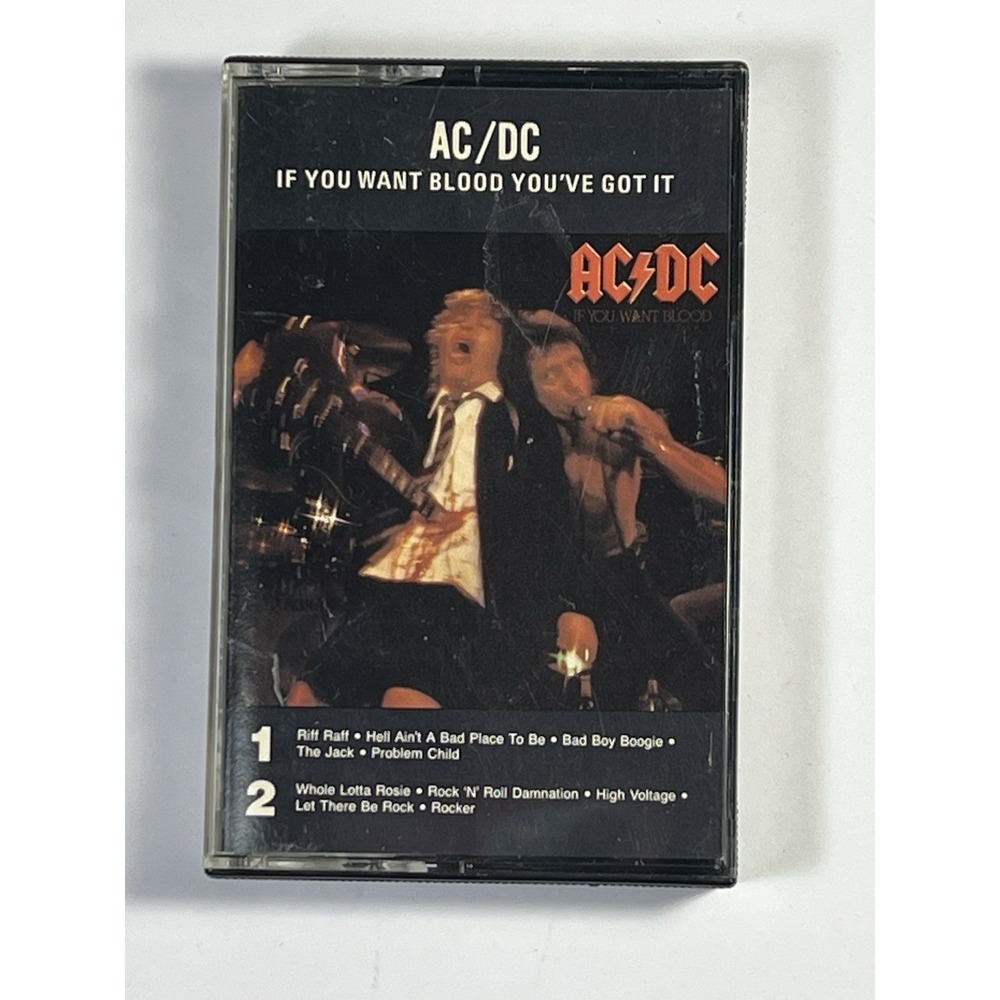 AC/DC – If You Want Blood You've Got It Cassette